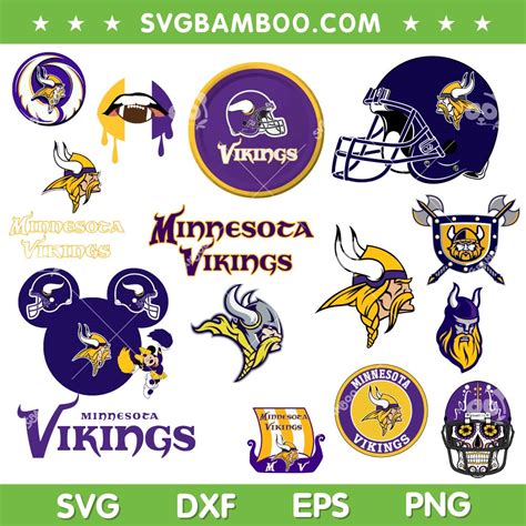 Minnesota Vikings Svg Bundle