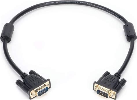 Rs Vga To Vga Cable Standard 15 Pin Vga Male To Male