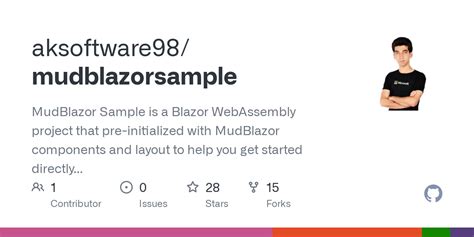 GitHub Aksoftware Mudblazorsample MudBlazor Sample Is A Blazor WebAssembly Project That Pre