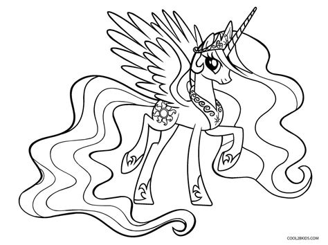 Coloring is good exercise for both children and adults. Free Printable My Little Pony Coloring Pages For Kids ...