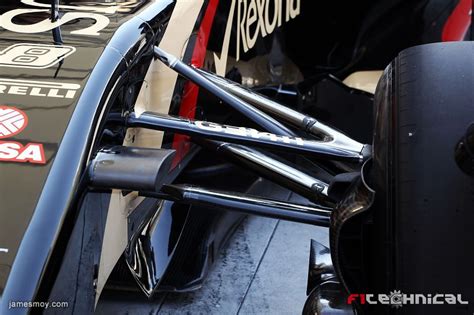 Lotus F1 E22 Front Suspension Detail Photo Gallery