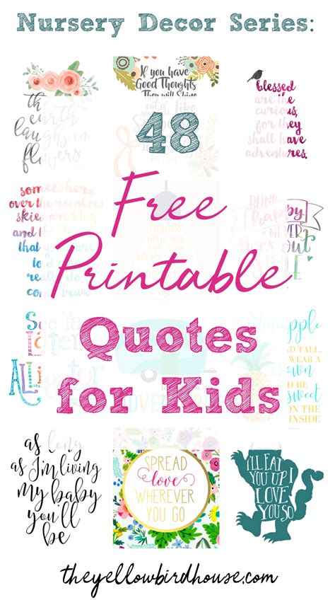 Free Printable Inspirational Quotes For Kids Sixteent