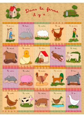 30 best French Class: Animals images on Pinterest | Farm animals ...