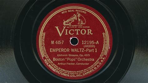 Boston Pops Orchestra Johann Strauss Ii Emperor Waltz Kaiser