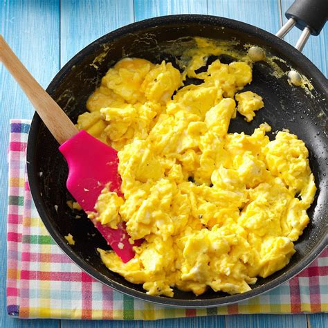 Fluffy Scrambled Eggs Recipe Taste Of Home