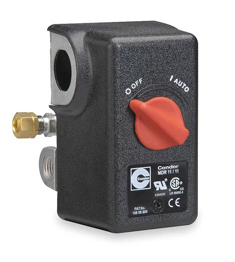 Condor Usa Inc Air Compressor Pressure Switch Range 25 To 160 Psi