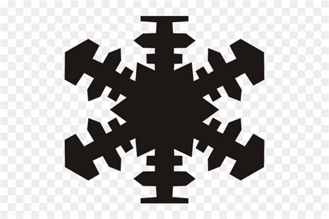 Transparent Snowflake Clipart - Simple Snowflake Svg Free, HD Png
