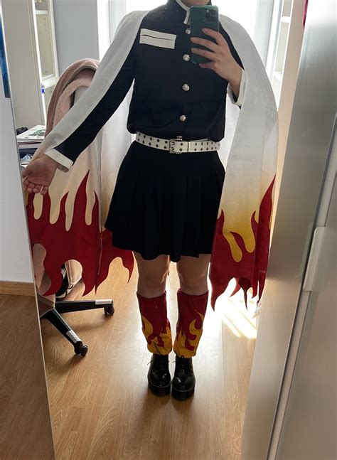 ももこ On Twitter My Rengoku Cosplay Arrived And I Also Managed To Make