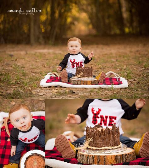Kids can be choosy and since it's your baby's first birthday, it's alright to spoil your little one. Deer Cake Smash | Lumberjack Cake Smash | Boy cake smash ...