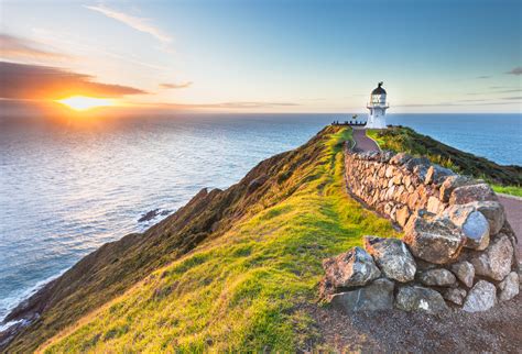 Cape Reinga Cape Reinga And Ninety Mile Beach New Zealand Cape Reinga