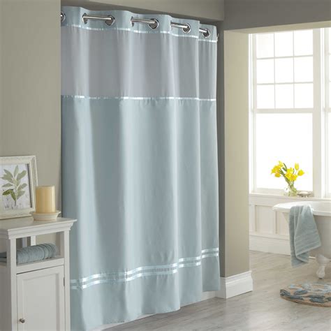 Hookless Escape Fabric Shower Curtain And Shower Curtain Liner Set