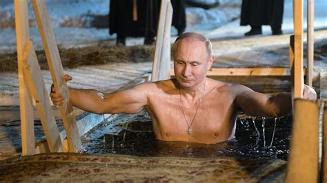 Vladimir Putin Takes Shirtless Dip In Freezing Water To Mark Epiphany Cnn