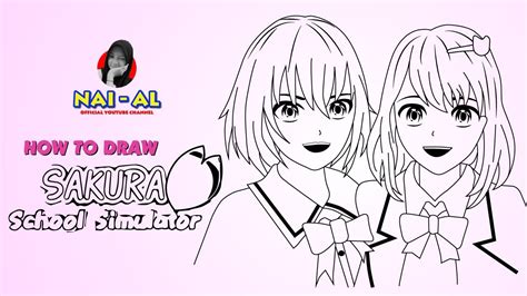 How To Draw Sakura School Simulator Game Howtodraw