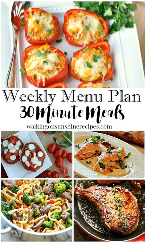 Weekly Menu Plan: Ground Beef Recipes for Dinner that are ...