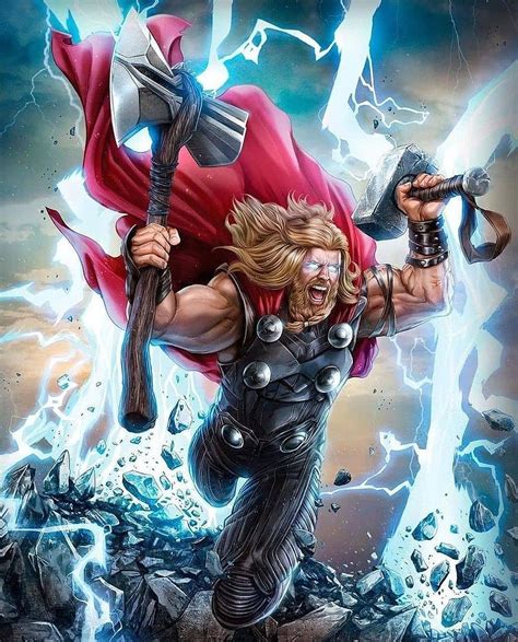 Thor Comic Art Thor Anime Hd Phone Wallpaper Pxfuel