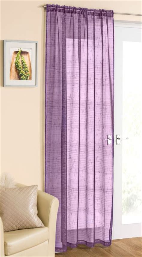 Purple Glitter Voile Curtain Panel Tonys Textiles