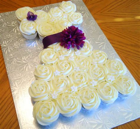 Bridal Shower Dress Cupcake Cake
