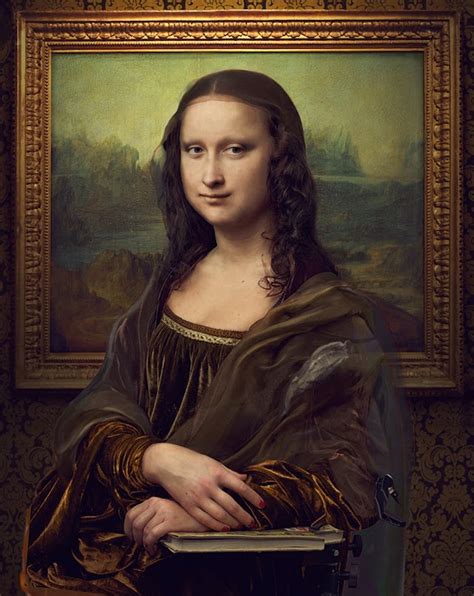 Hi Real Life Portrait Of Mona Lisa