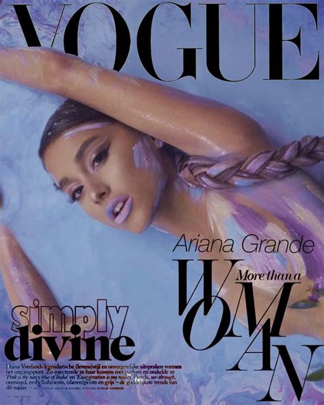 Ariana Grande Vogue Vogue Photoshoot Vogue Magazine Covers Magazine