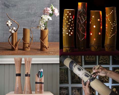 Ide Kreatif Membuat Kerajinan Dari Bambu Lengkap Cara Pembuatan