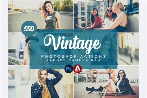 Vintage Photoshop Actions Graphic By Snipersden · Creative Fabrica