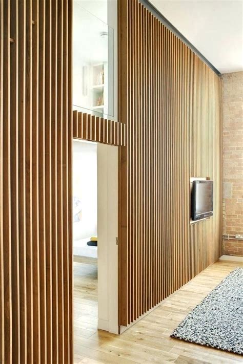 Vertical Wood Slat Wall System Daughrity Anes