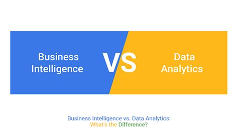 Business Intelligence Vs Data Analytics Main Difference