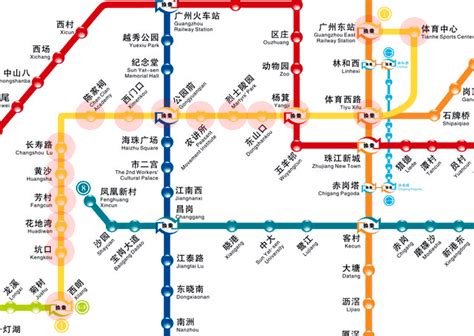Line 1 Map Guangzhou Metro