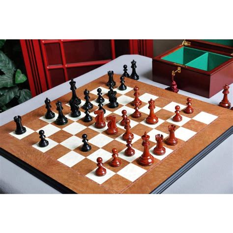Reykjavik Ii Prestige Chess Set And Board Combination