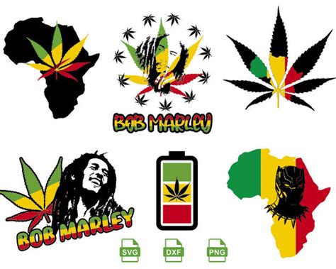 Bob Marley Svg Weed Leaf Rasta Svg Cannabis Svg Weed Svg Etsy