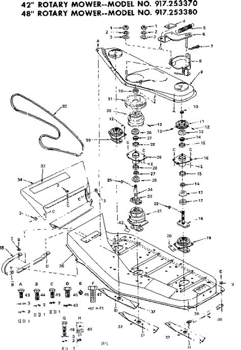 Craftsman 42 Inch Mower Deck Diagram Wiring Diagram Database