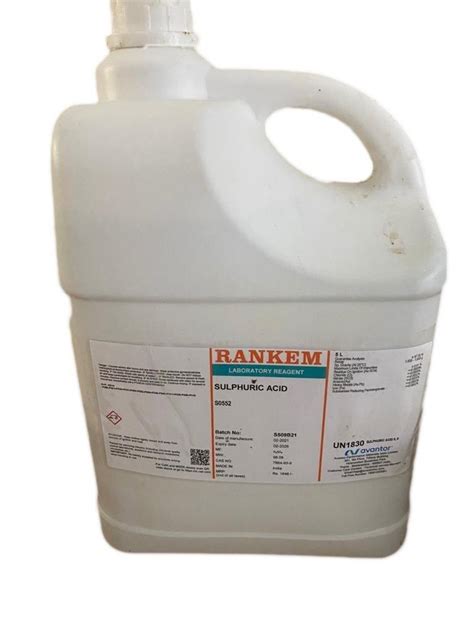 Reagent Rankem Sulphuric Acid At Rs Can In Vadodara Id