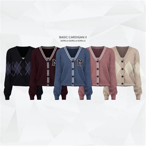 Basic Cardigan Ii At Gorilla Sims 4 Updates