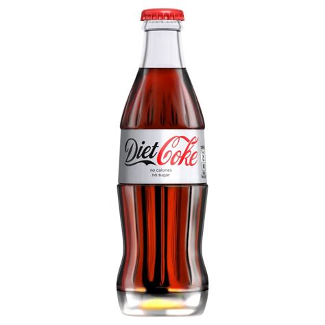 Coca Cola Diet Coke 24x 330ml Icon Glass Bottles Drinksupermarket