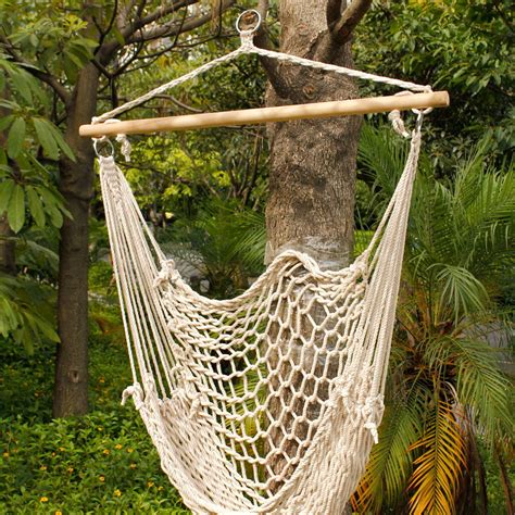 Ktaxon Outdoor Hanging Swing Cotton Hammock Chair Solid Rope With