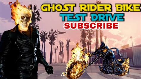 Ghost Rider Bike Test Drive In Gta V Gamplay Youtube