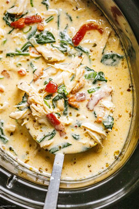 Slow Cooker Cream Cheese Crack Chicken Soup