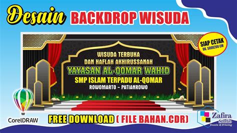 Download Free Spanduk Backdrop Wisudapelepasan Siswa Terbaru Free