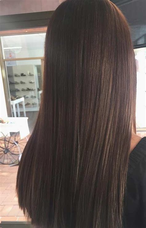 Top 30 Chocolate Brown Hair Color Ideas And Styles For 2019