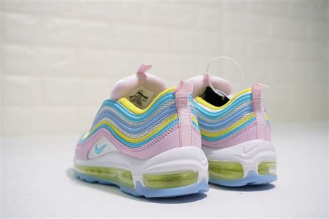 Where To Buy Women Nike Air Max 97 Pink Blue Yellow Corduroy