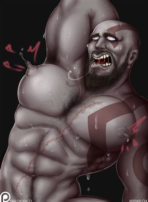 Rule 34 Abs Arm Behind Head Armpit Hair Bald Bara Beard