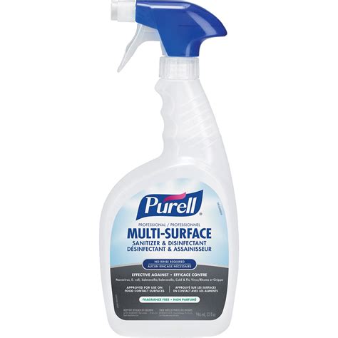 Purell Multi Surface Sanitizer And Disinfectant 946ml Hollistons Inc