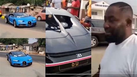 Doctor Osei Kwame Despite Ruins Himself With Bugatti Chiron Super