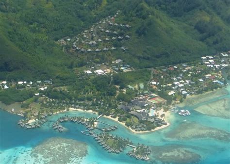Aerial View Of Ic Moorea Picture Of Intercontinental Moorea Resort