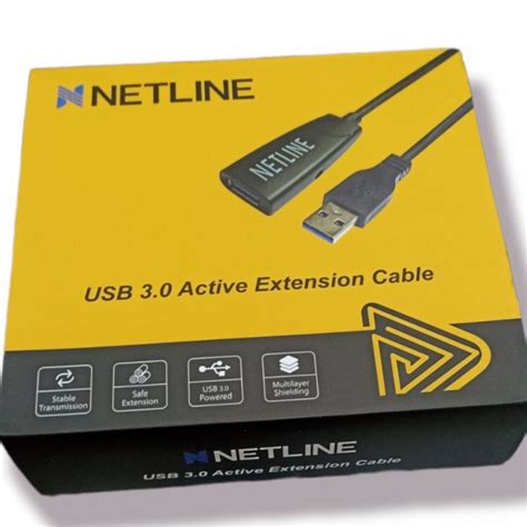 Jual Netline Kabel Usb 30 Extension 5 M 10 M 15 M 20 Meter Shopee