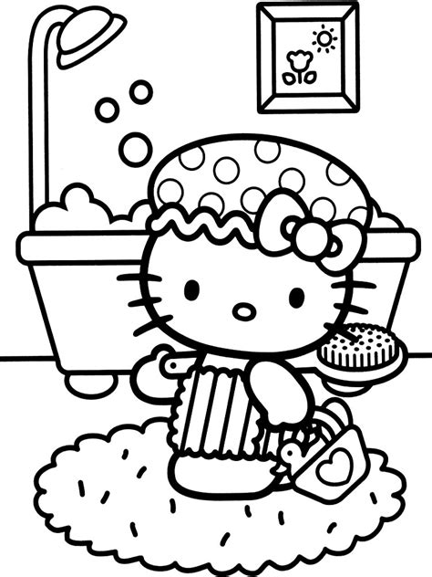 Descargar Gratis Dibujos Para Colorear Hello Kitty