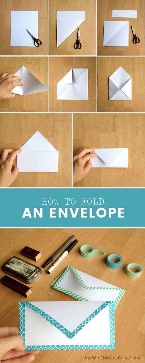 Diy Paper Envelope Easy Diy Easy Envelope Paper Envelope Diy