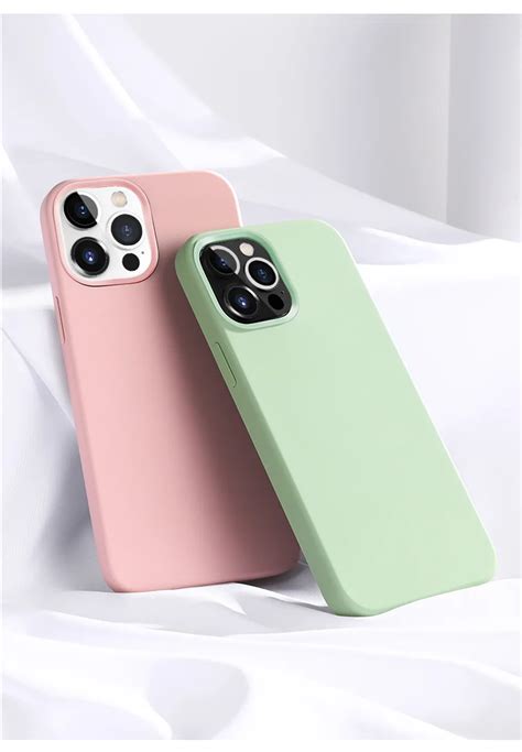 Original Liquid Silicone Case For Iphone 14 13 12 11 Pro Max Mini 7 8