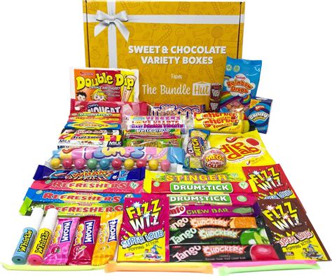 Retro Sweets T Box Hamper Selection Box From The Bundle Hut Packed