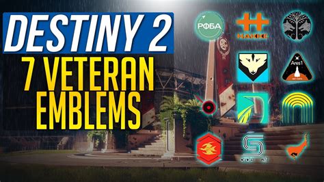 Destiny 2 Veteran Emblems And How To Obtain Them